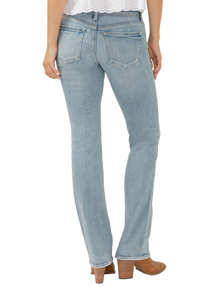 Britt Low Rise Slim Bootcut Jeans