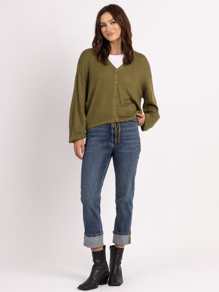 aurelia v neck button front sweater aurelia v neck button front sweater Image 2