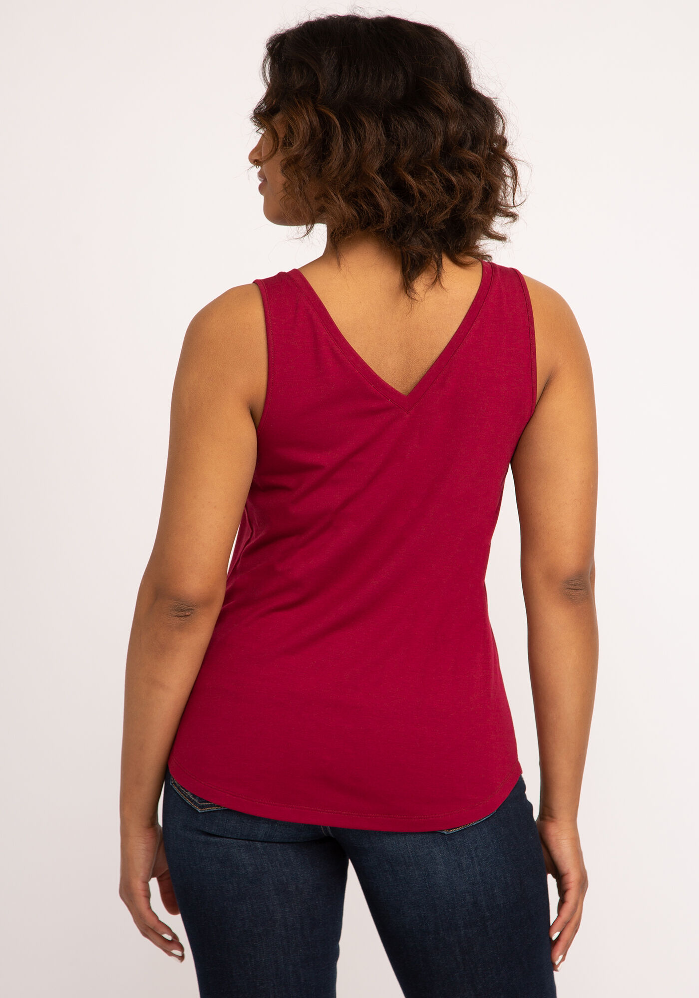 tammi double v-neck tank top Image 2