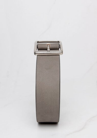 men's belt with nubuck leather