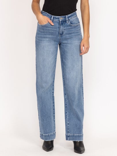 wide leg trouser jean medium authentic wide leg trouser jean medium authentic