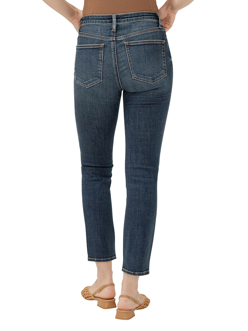 Most Wanted Mid Rise Ankle Straight Jeans