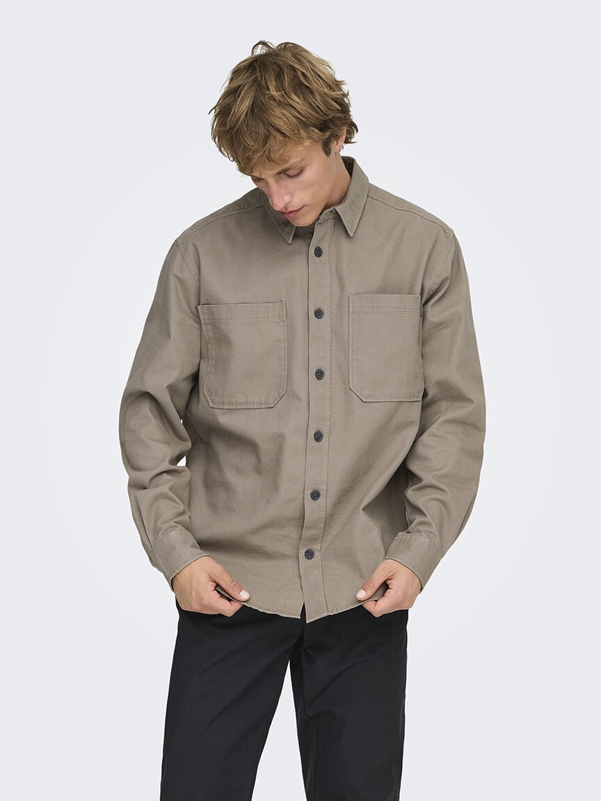 alp canvas overshirt