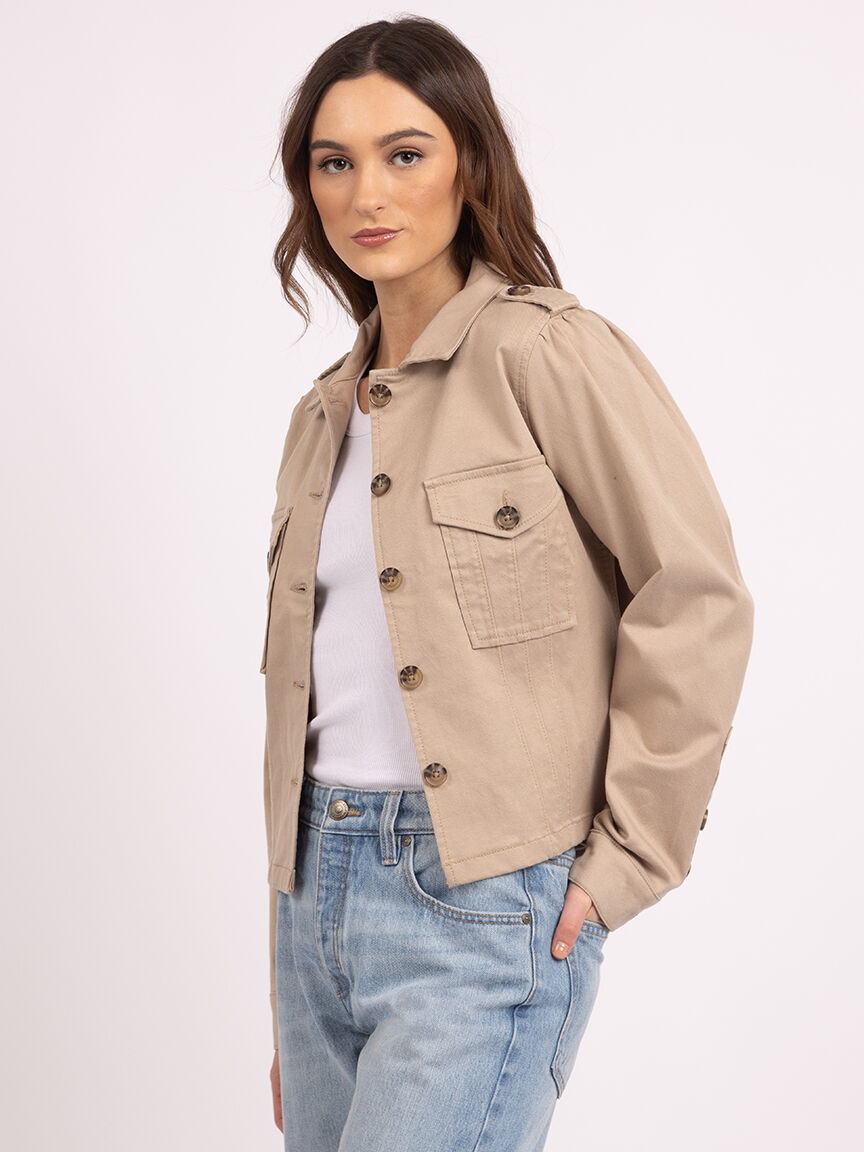 prima button front jacket Image 3