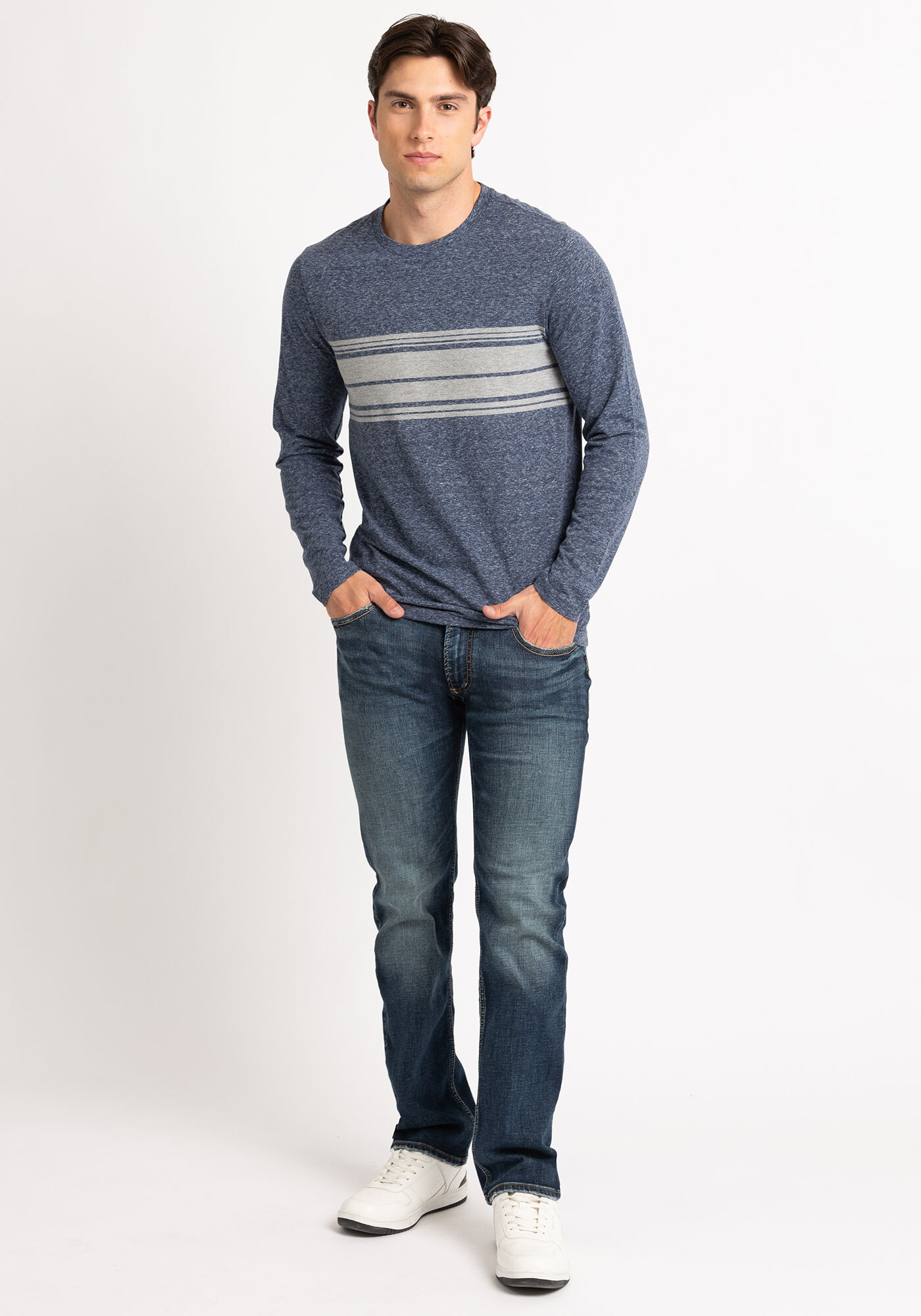 ian snow wash long sleeve t-shirt Image 2
