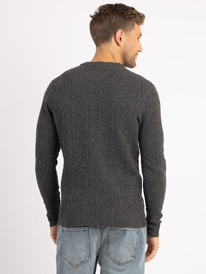 barron cable knit sweater