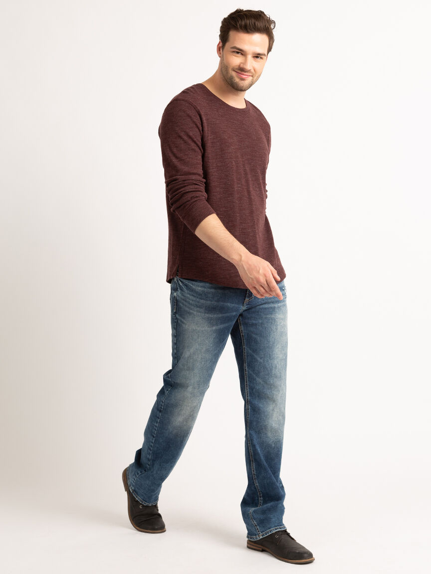 brooks waffle long sleeve t-shirt Image 3