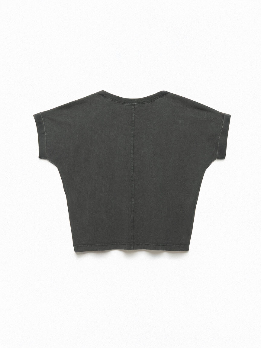 jolie crew neck washed tee Image 2