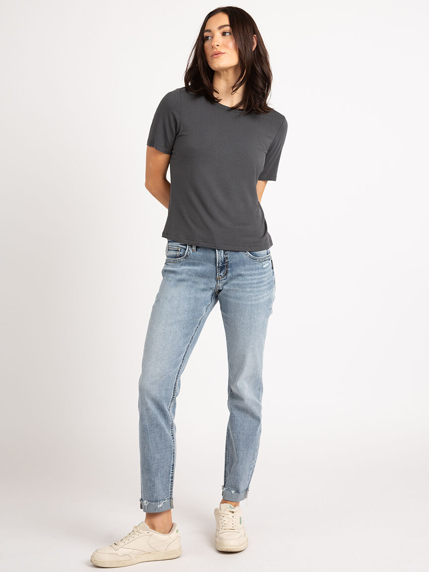 sereena crew neck short sleeve t-shirt Image 3