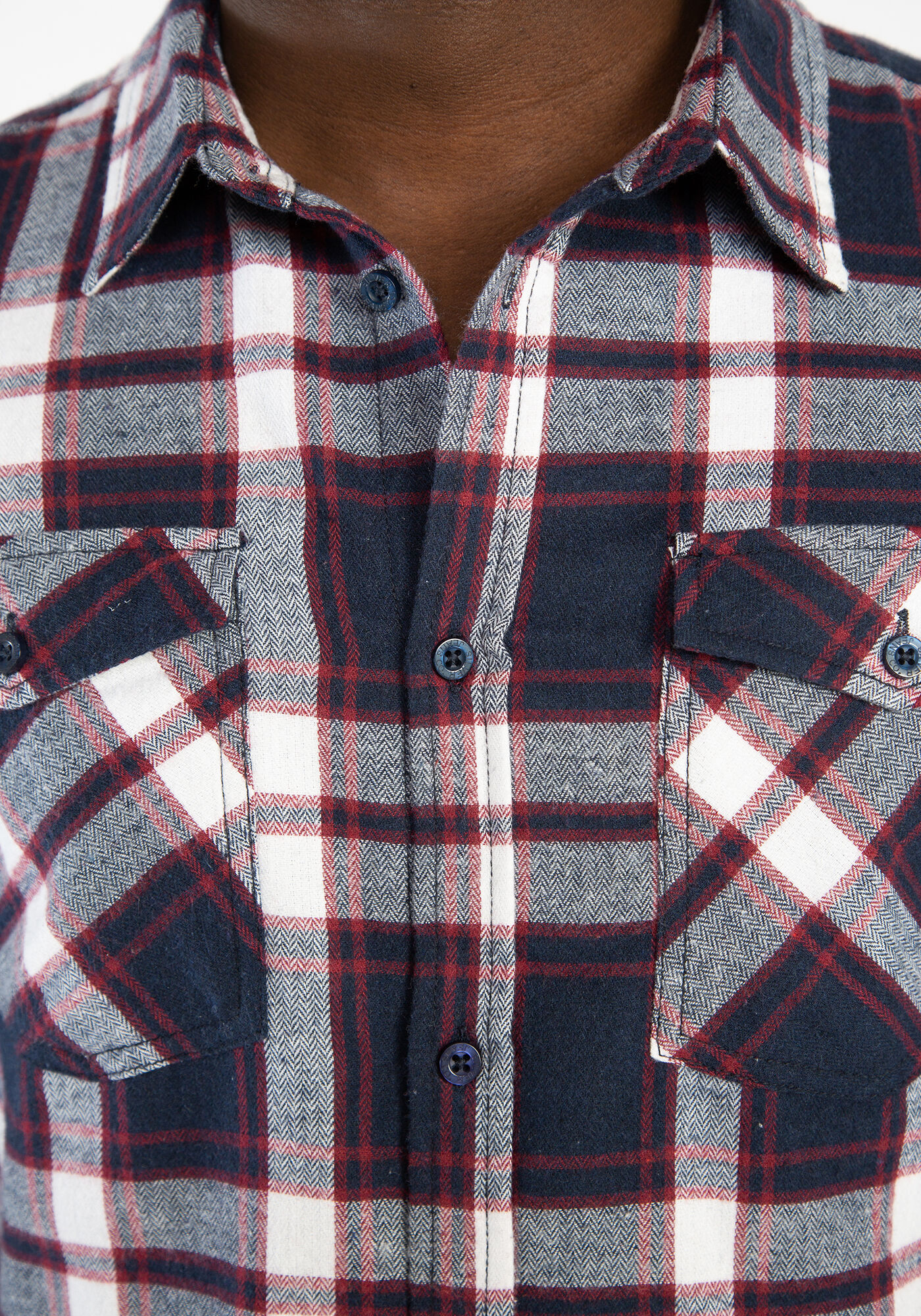 plaid long sleeve shirt Image 6