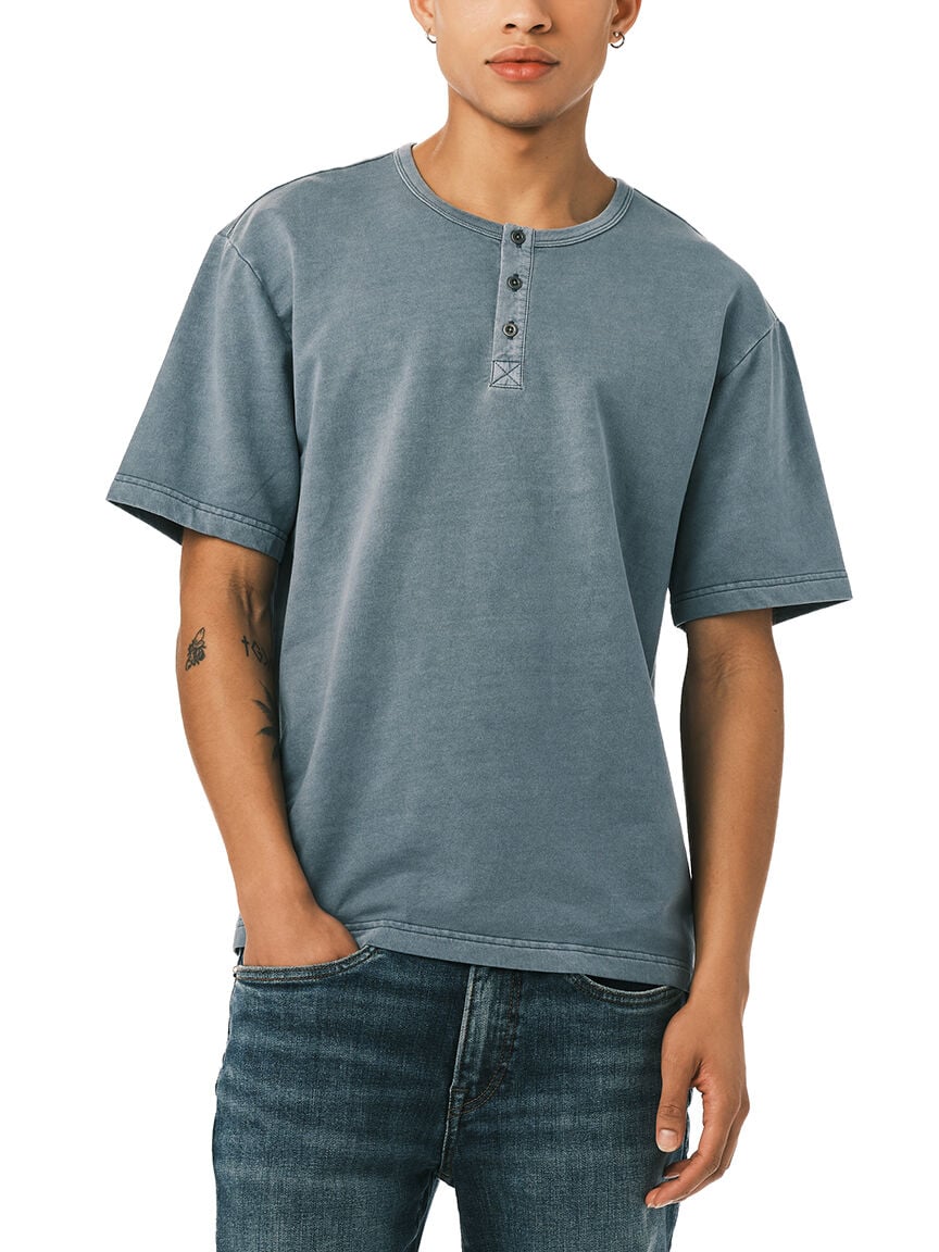 kandor short sleeve henley t-shirt