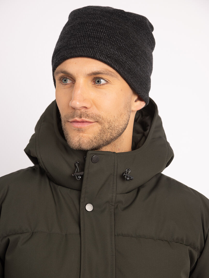 men's fleece lined winter hat Image 3