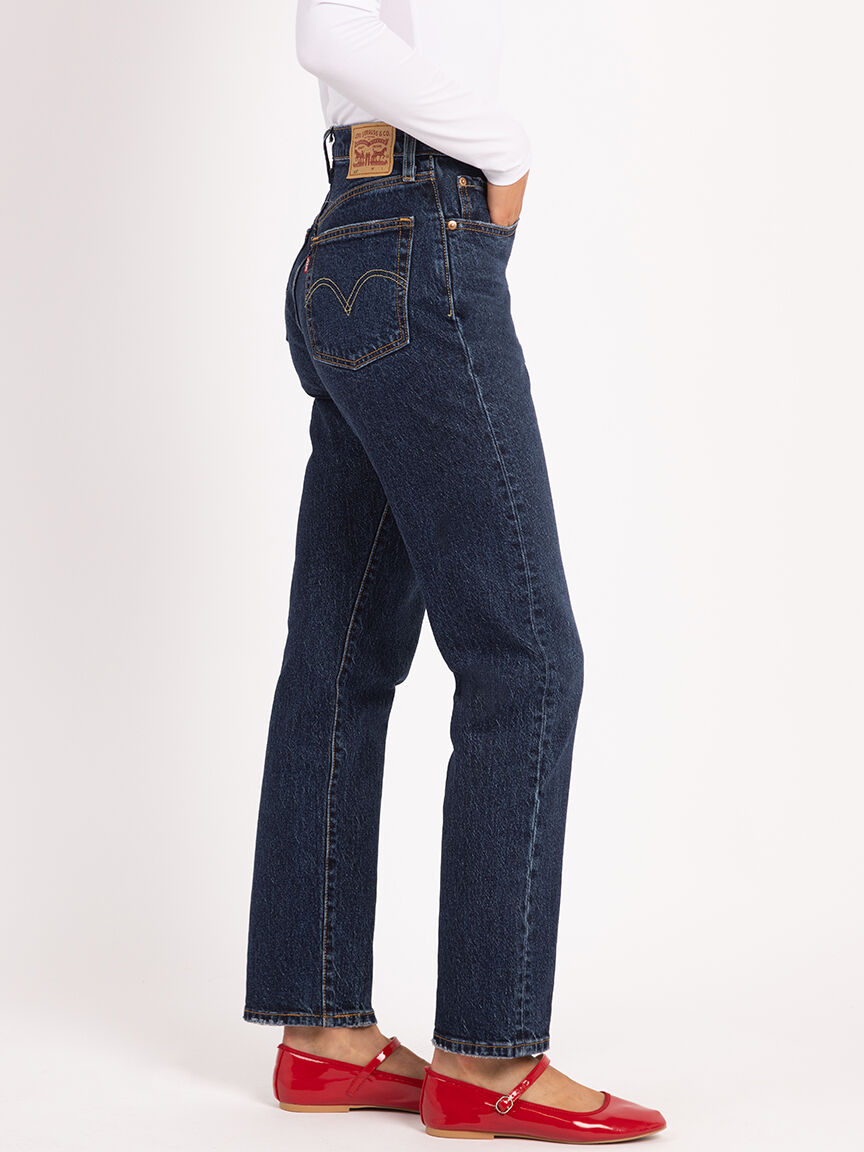 501 straight leg jean dark authentic Image 4
