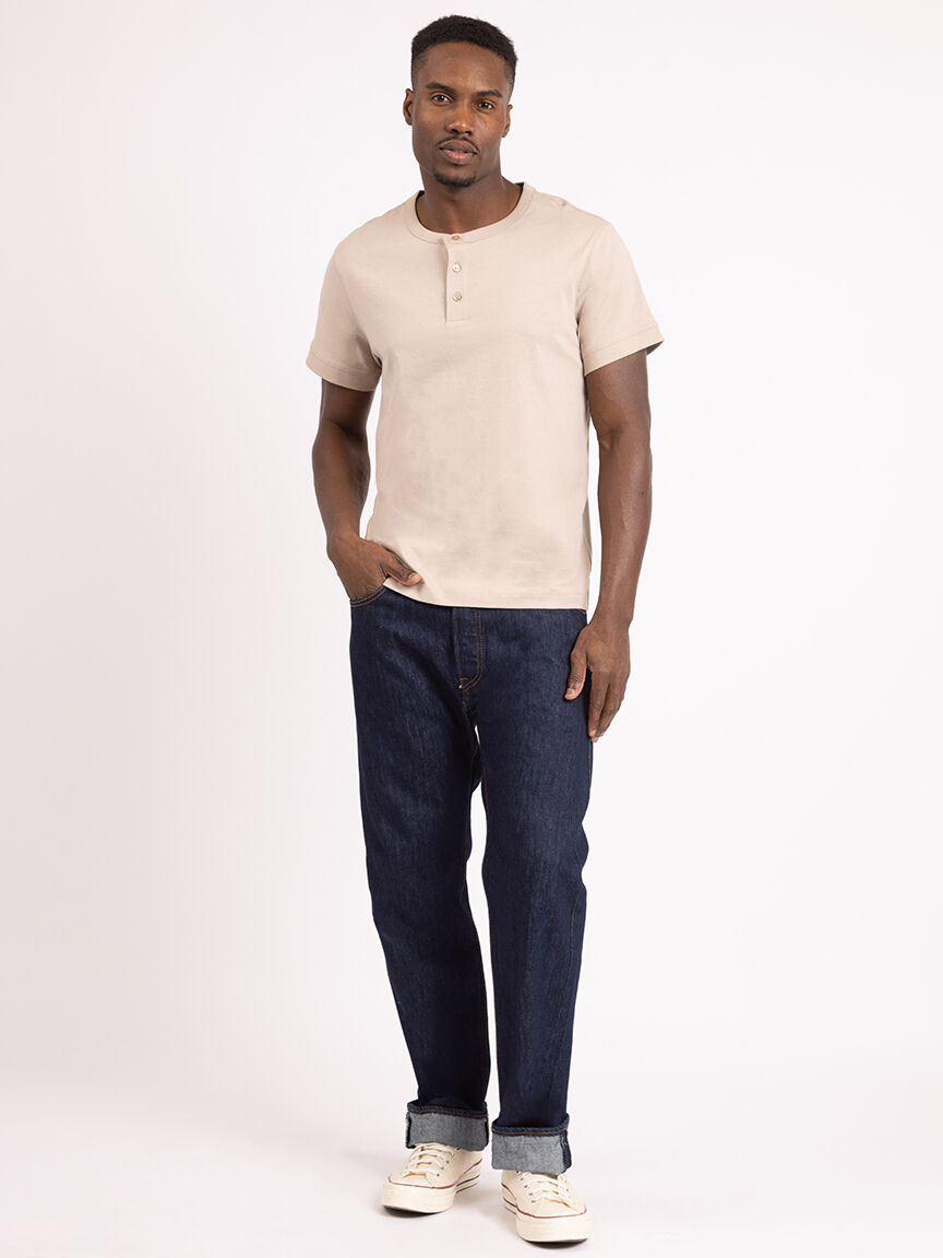 jeremy 3 button henley