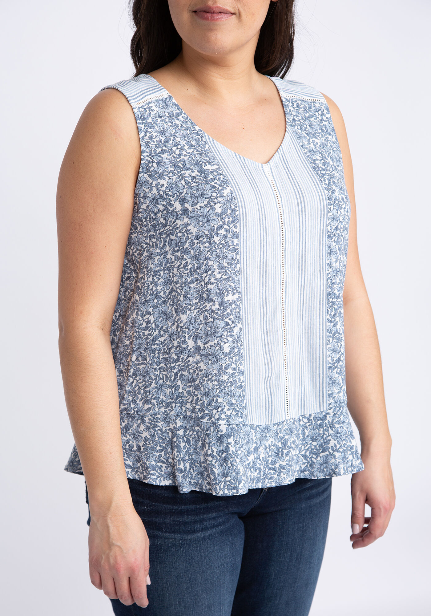 Calista peplum tank top Image 4