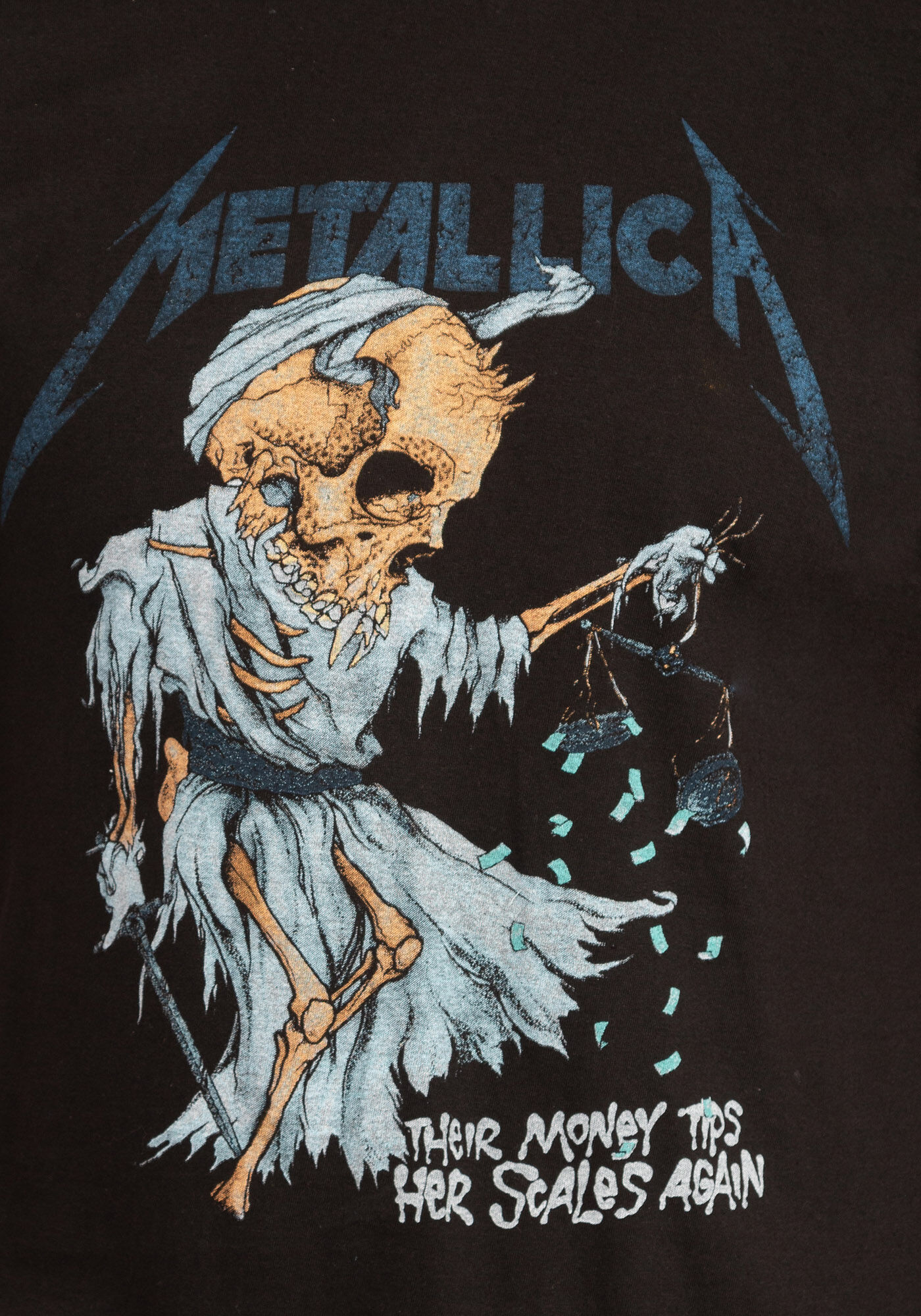 their money tips her scales t-shirt Image 6