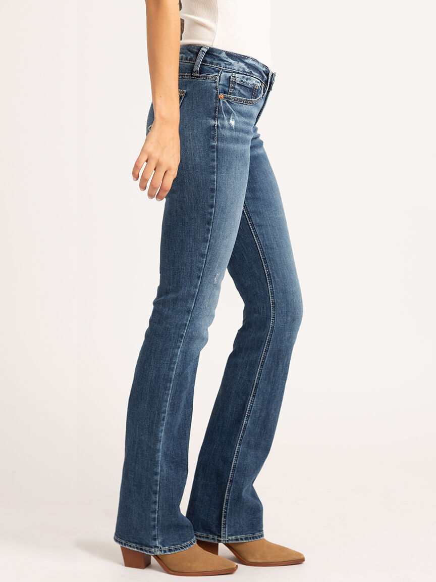 Slim bootcut jeans store womens