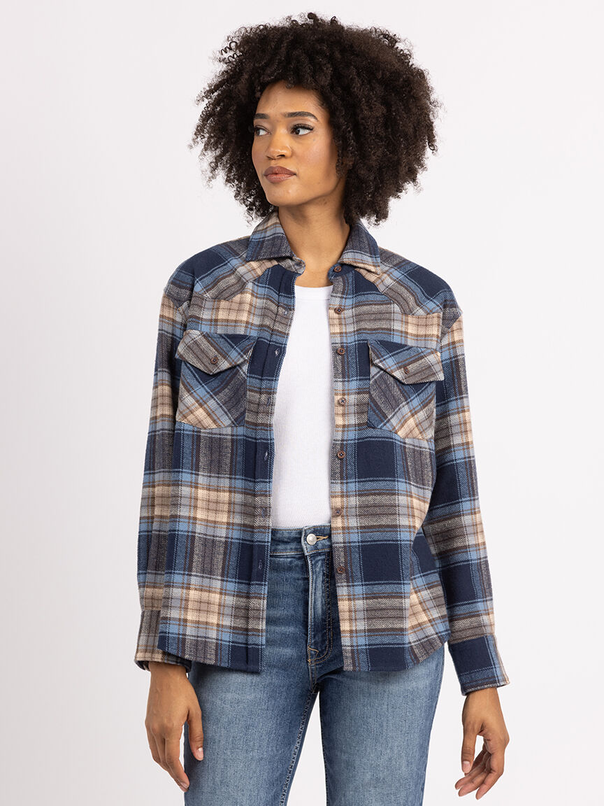 mckenna plaid flannel shirt Image 4