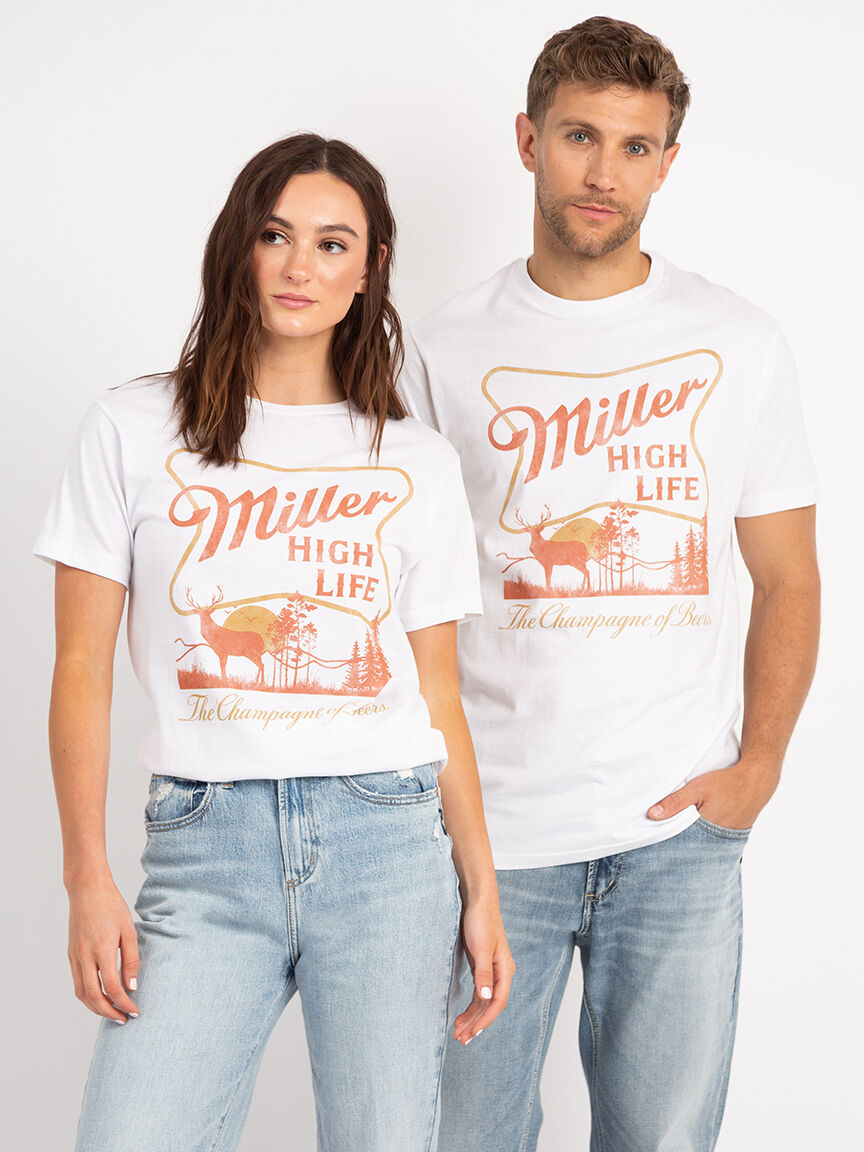 miller beer graphic tee Image 1