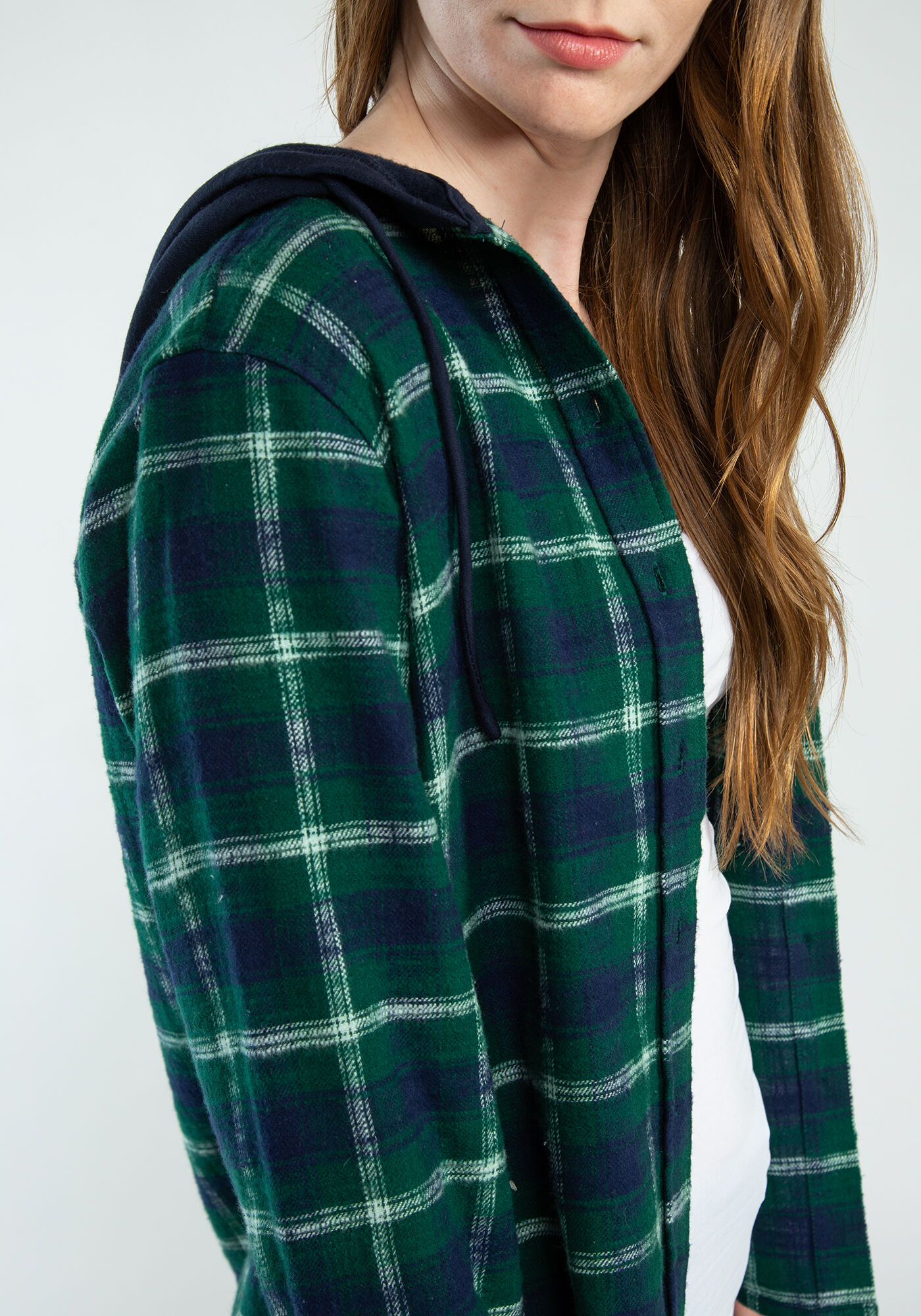peyton hooded flannel  Image 5