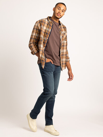 eli flannel button-up shirt Image 3