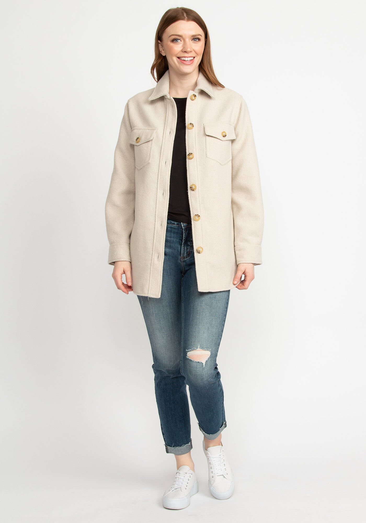 sutton spring shacket Image 3