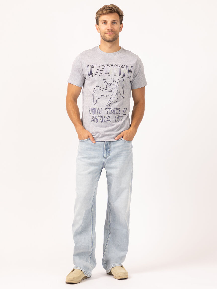 unisex led zepplin graphic tee