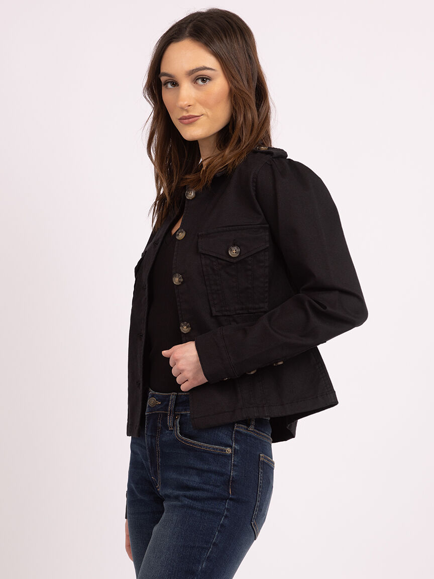 prima button front jacket Image 3