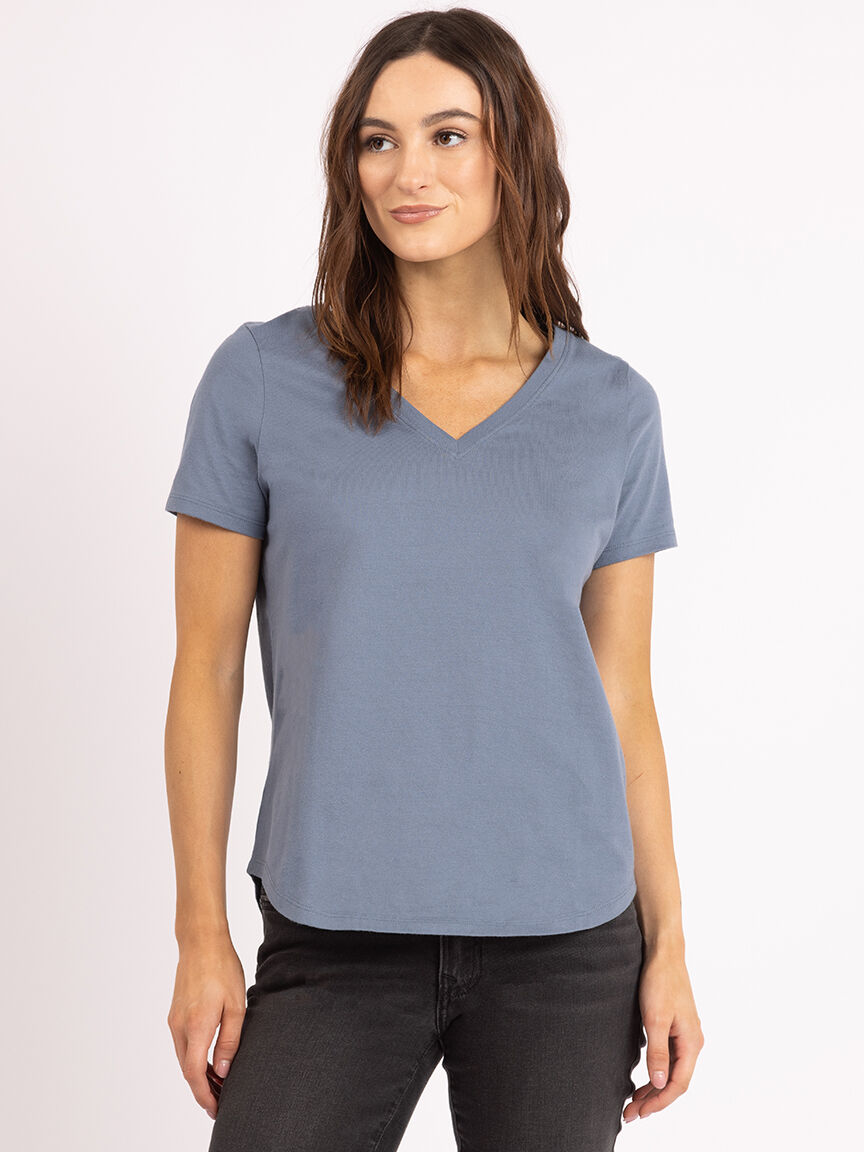vickie v neck t-shirt Image 1
