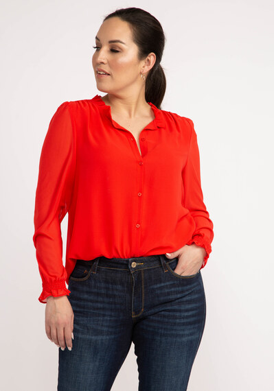 julie button up blouse | KISMET | 2000006310