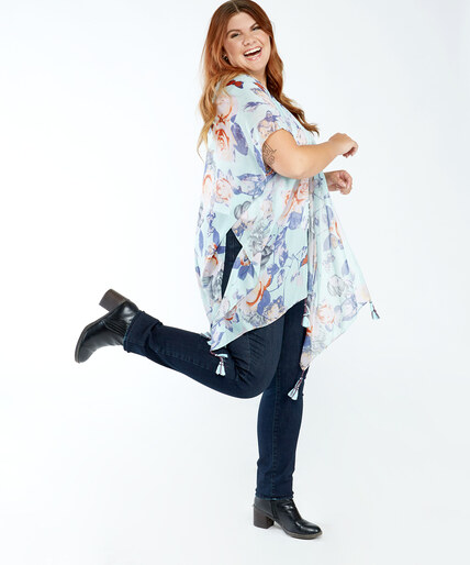 butterly and floral kimono Image 3
