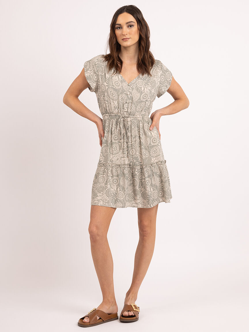 maren v neck mini dress Image 5