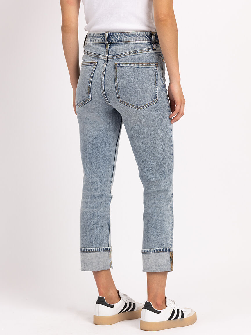 ava stovepipe jean light authentic Image 3