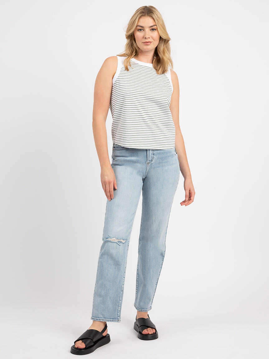 mildred muscle tank stripe Image 2