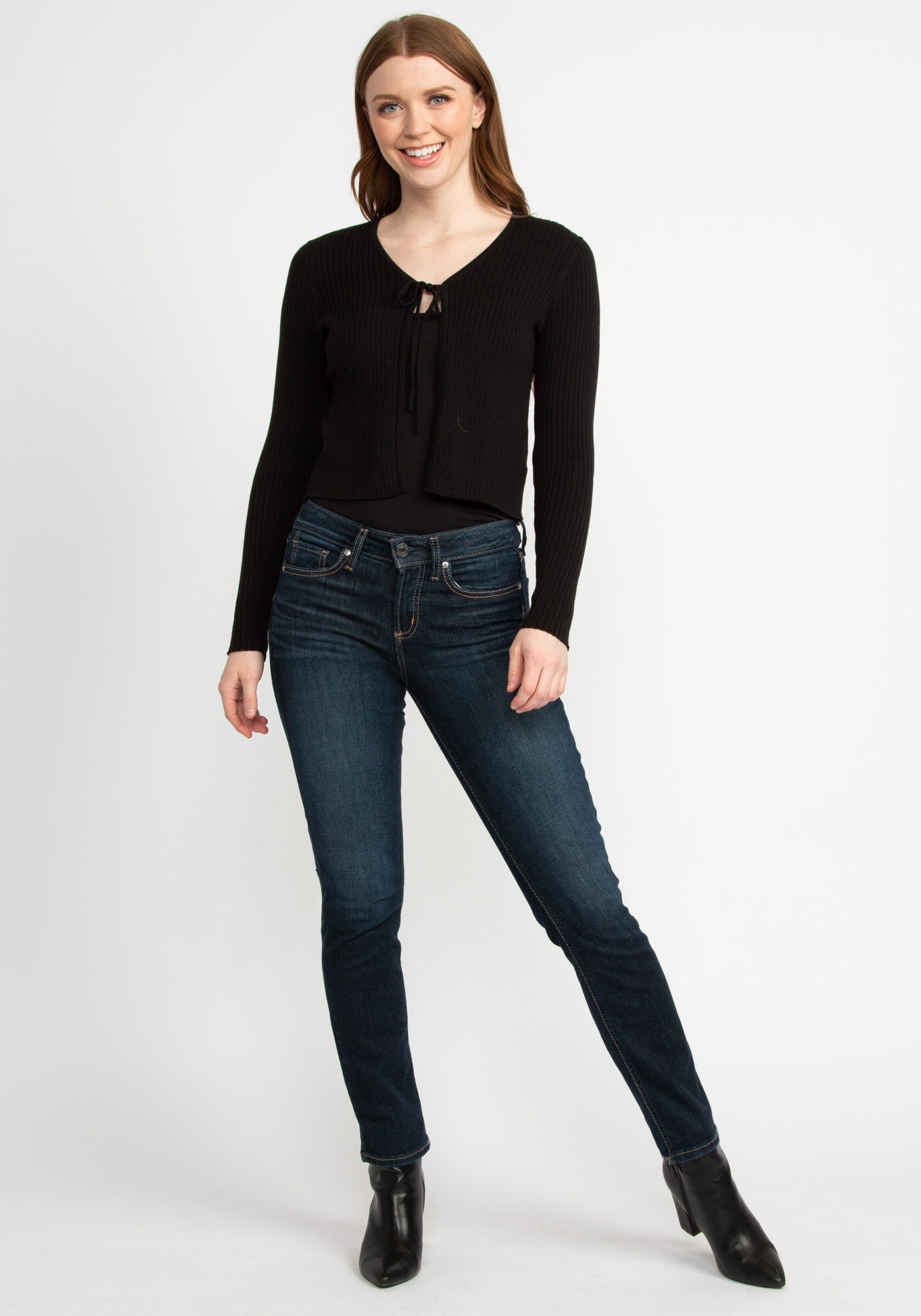 celine tie front cardigan Image 3