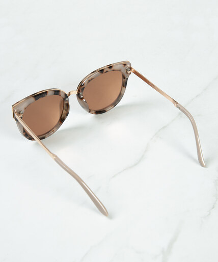 tort frame cateye sunglasses Image 3