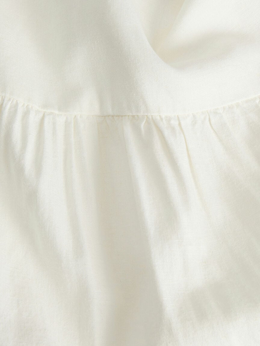 almira linen blend long dress Image 5