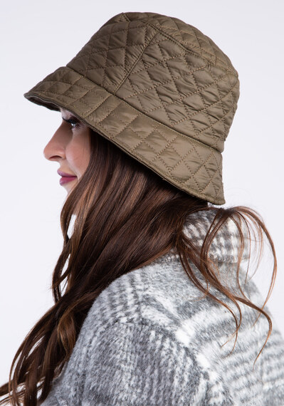 quilted bucket hat Image 2
