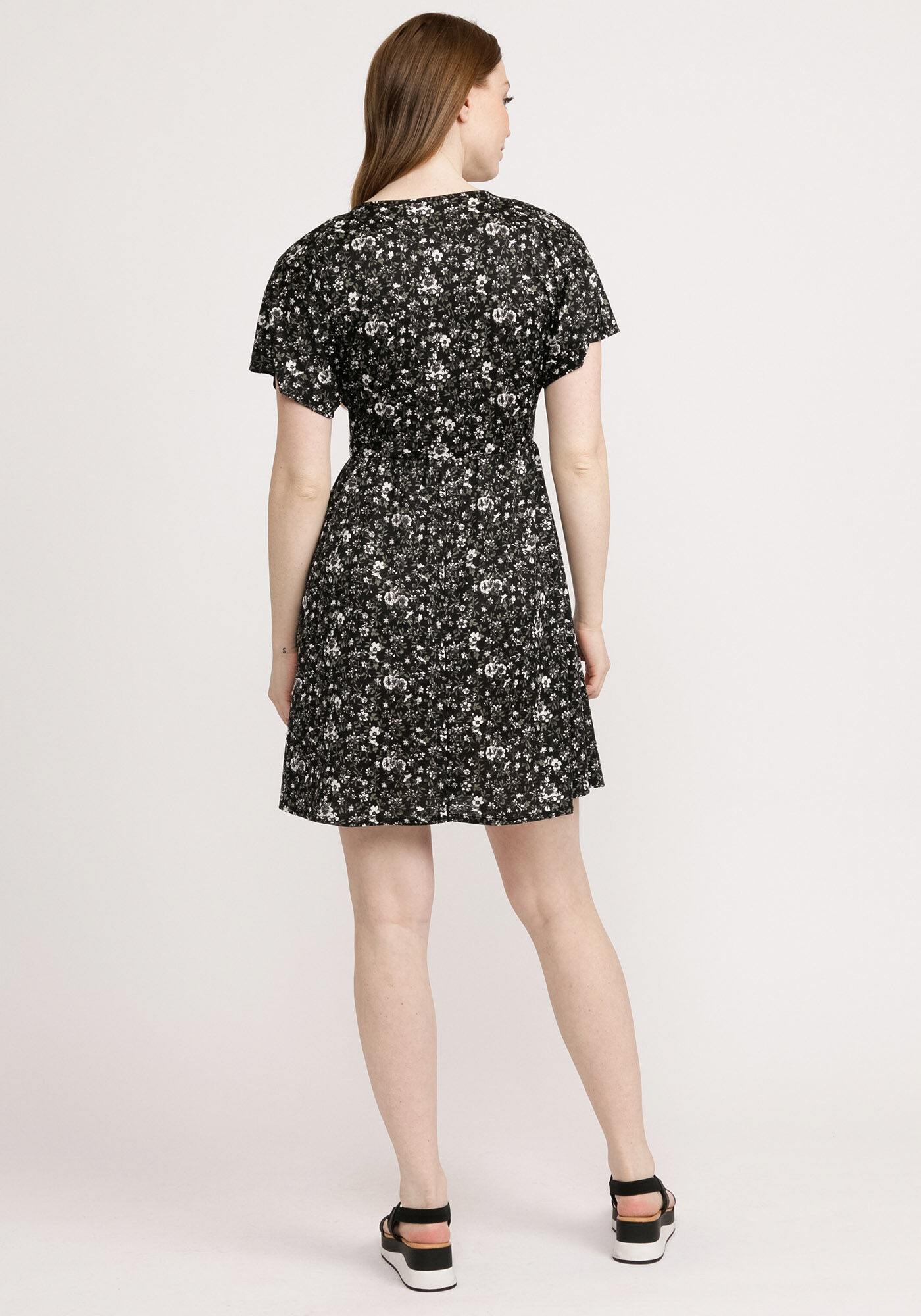 amilie v-neck smocked waist dress Image 2