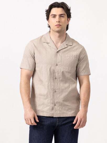 louis plaid textured 1 pkt shirt louis plaid textured 1 pkt shirt