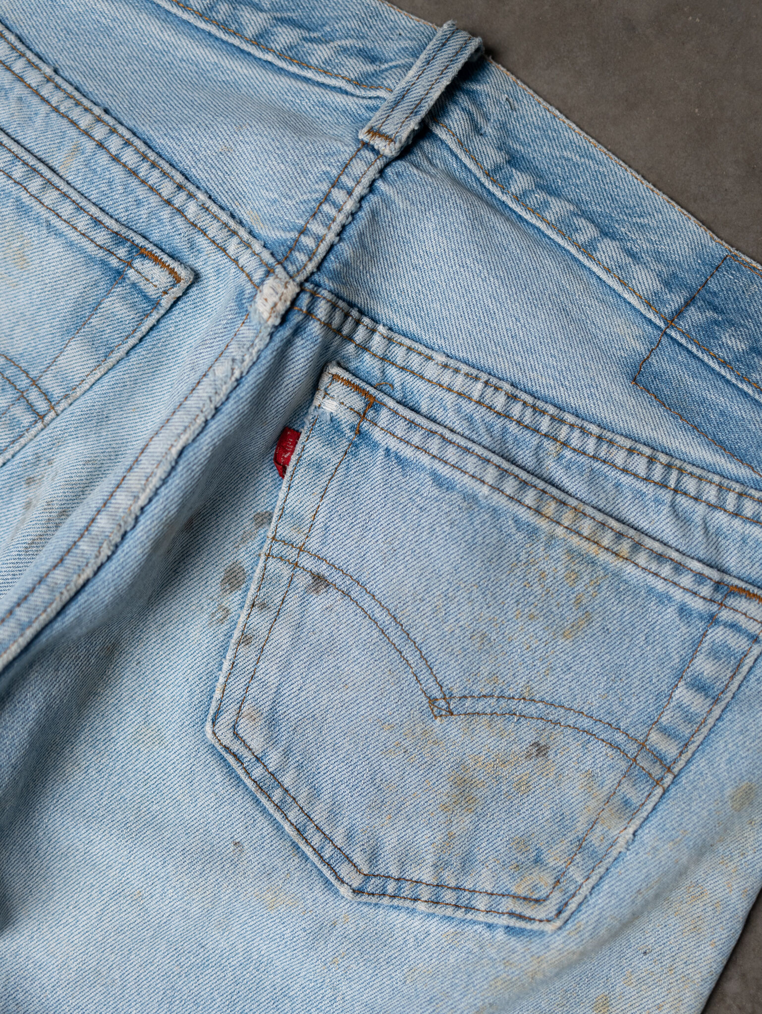 levi's 501 jean with repairs circa early 80s Image 8