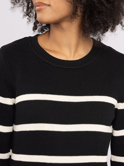 liesel crew neck stripe sweater liesel crew neck stripe sweater