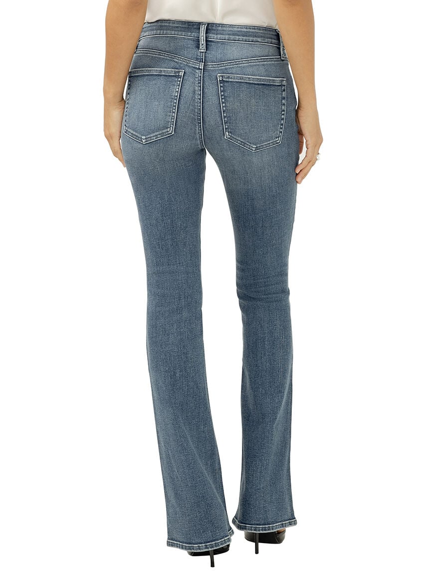 Most Wanted Mid Rise Skinny Flare Jeans