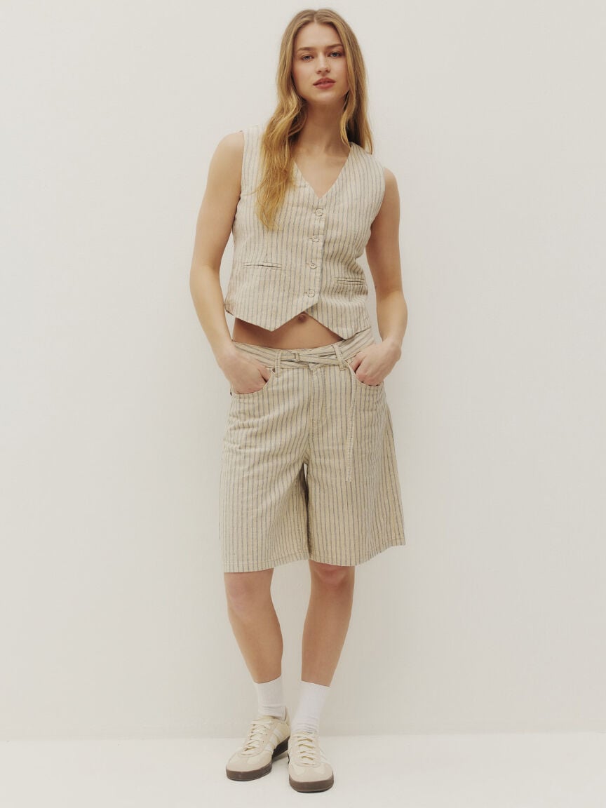 hudson belted shorts