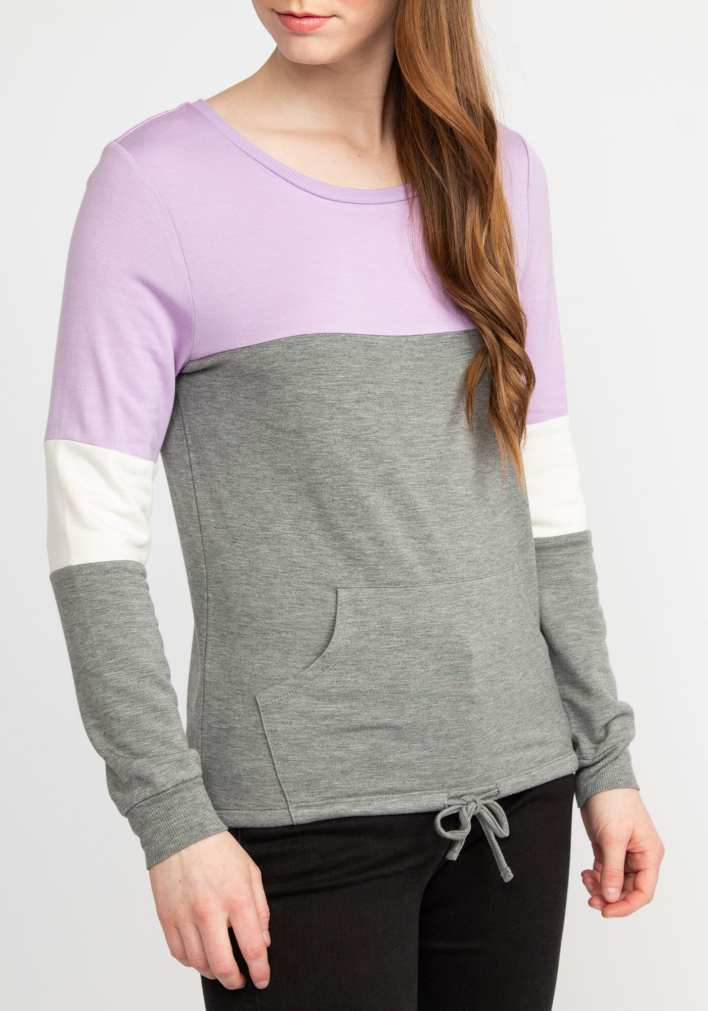 laurie color block sweatshirt Image 4