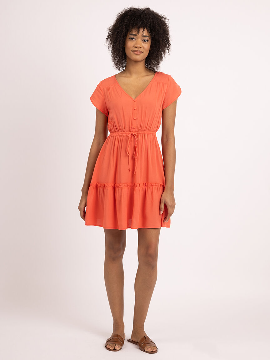 maren v neck mini dress Image 6