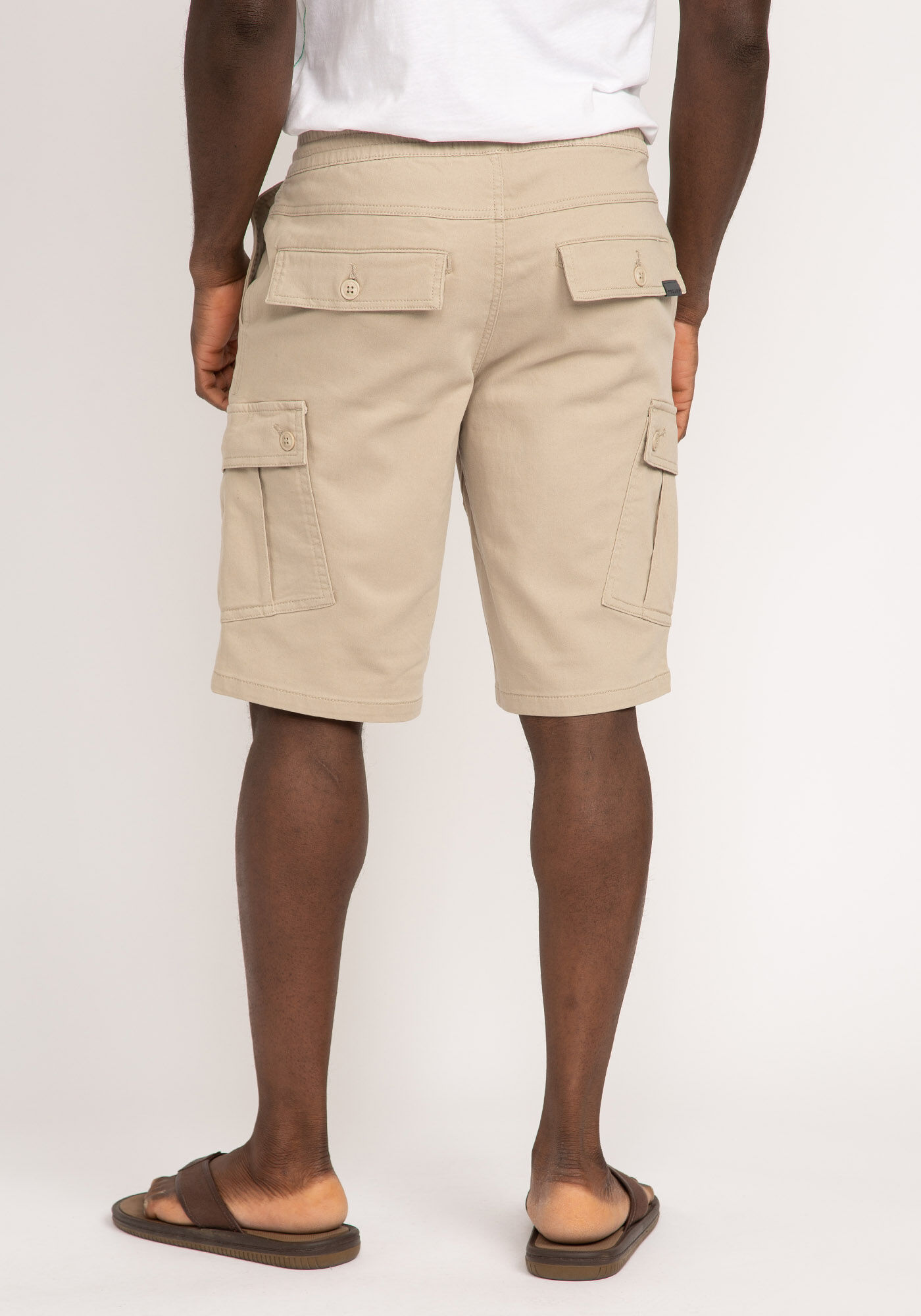 pull on fashion cargo shorts Image 3