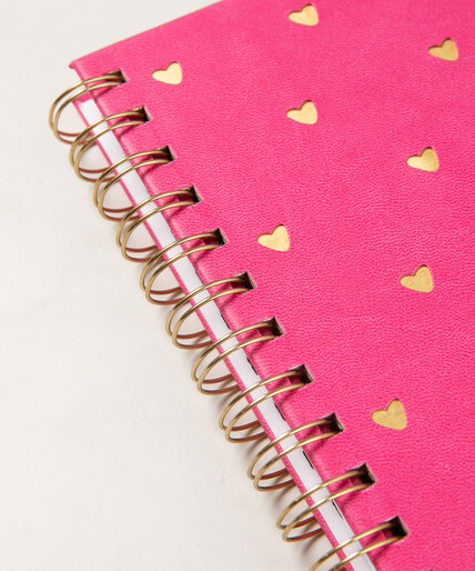 pink and gold spiral notebook Image 4