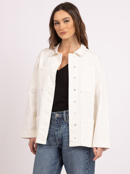 nevaeh chore jacket ecru nevaeh chore jacket ecru Image 1