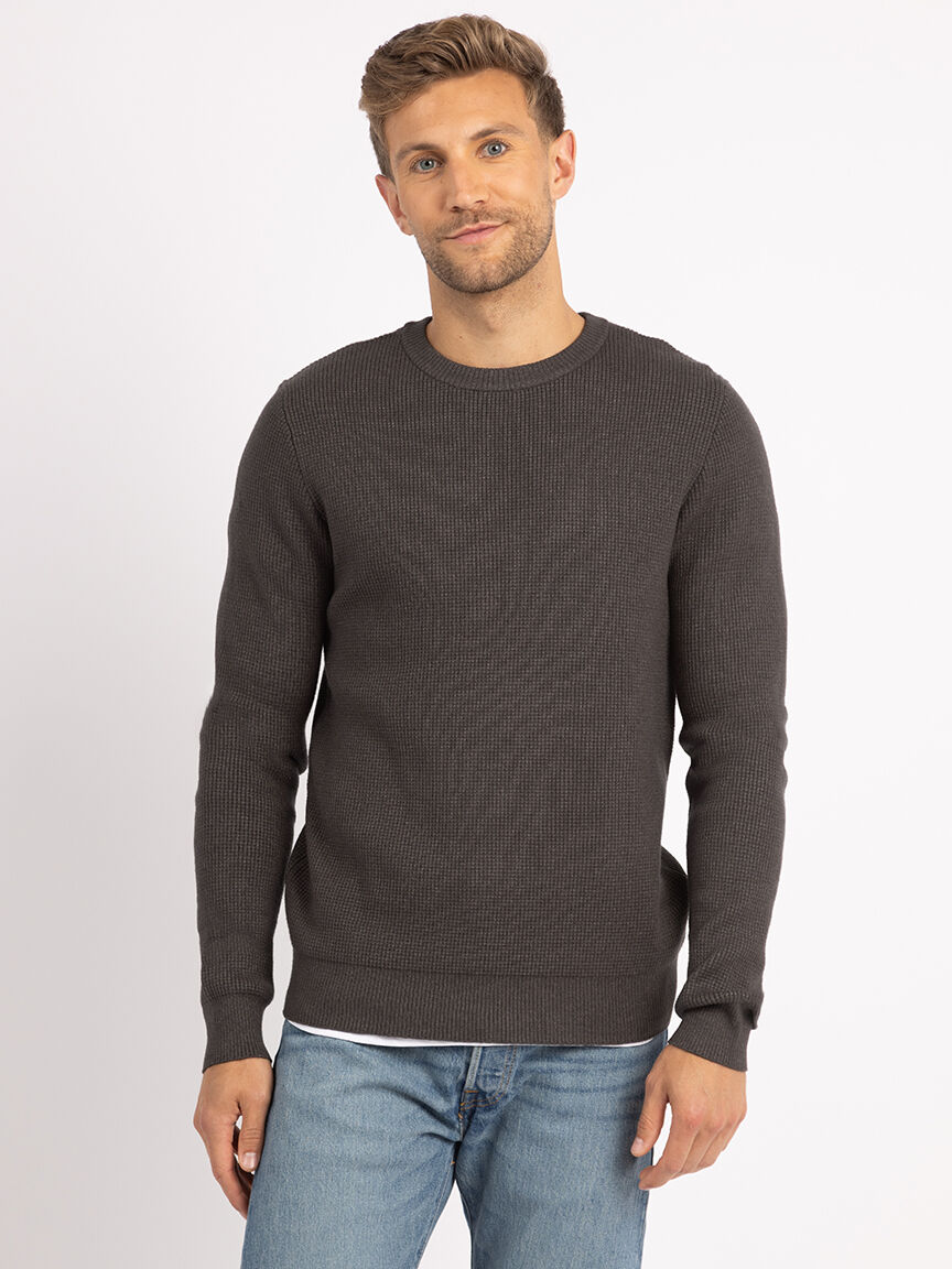 austin waffle stitch crewneck Image 1
